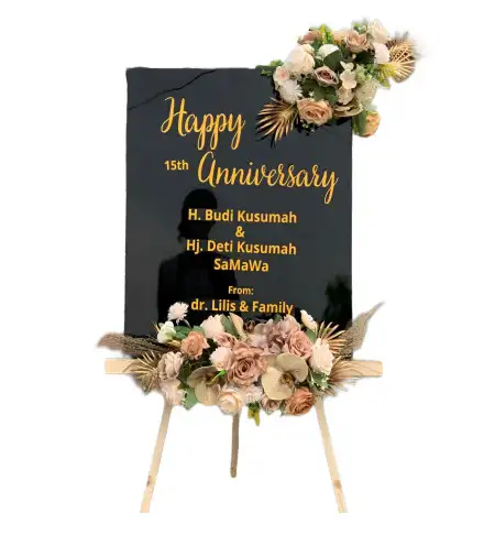 Papan Bunga Akrilik Taman Yasmin